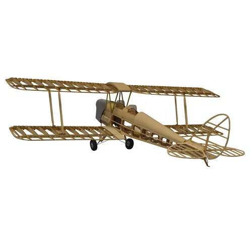 Tony Ray's Aero Model DH.82 Tiger Moth 1/12 750mm Wingspan Balsa Wood Micro RC Airplane KIT