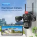 DIDSteh 20MP WIFI IP Camera Four Screens Five Lens 10X Zoom Wireless Outdoor Smart Auto Tracking CCTV PTZ Surveillance Cameras