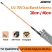 ABBREE AR-795 Walkie Talkie Antenna UV-795 Dual Band High Gain SMA-Female V/UHF Antenna for Baofeng UV-5R UV-32 UV-21 PRO Quansheng K5 TK11