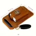 Ekphero Men's Vintage Genuine Leather Belt Bag, Multifunctional Waist Bag with Key Hook, Mobile Phone Bag For Work Outdoor Sports