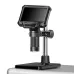 HD Digital Microscope 5X-1000X 12MP 4.3 Inch IPS Screen 1080P Video 8 LED Lights Type-C Suitable for motherboard repair, PCB inspection, mineral inspection and observation