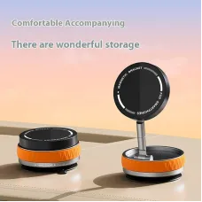 360 Adjustable Vacuum Magnetic Suction Cup Phone Mount Portable Hands-Free Magnetic Car Phone Holder for above 4.7inch Mobile Phone