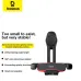 Baseus BS-CM040 Horizontal Car Phone Holder Metal Gravity Car Air Vent Cellphone Stand 360 Universal Rotation Ball for 4.7inch-6.5inch Mobile Phone