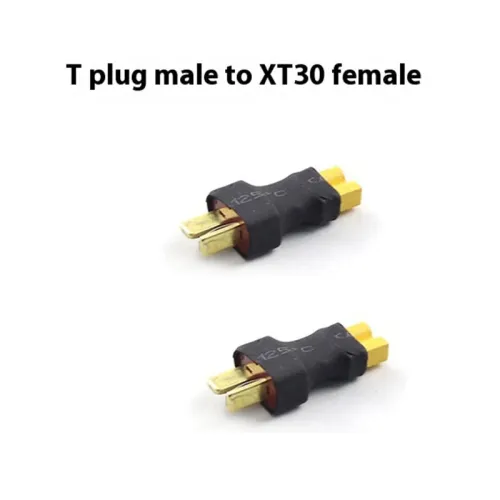 2pcs RC XT60 Male To Deans Plug Female T Connector Adapter for Remote Control Vehicles and Toys