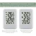 TS-FT0402 1-to-2 Indoor Outdoor Temperature and Humidity Meter Wireless Digital Hygrometer Thermometer Wine Cellar Kitchen Garden Temperature Monitor with 2 Sensors