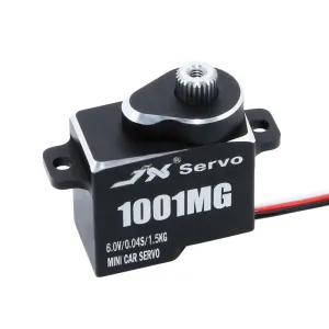 JX PDI-1001MG 10g Micro Coreless Full Aluminum Case Metal Gear RC Servo for RC Cars Vehicle Models