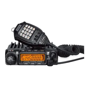 TYT TH-9000D Plus Car Mobile Radio Transceiver 60W 136-174MHz 400-470MHz 200 Channels Compact Design Long Range Communication