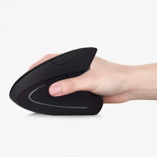D5 Ergonomic Vertical Wireless Mouse bluetooth Dual Mode Rechargeable Type-C Silent Click 6 Buttons 3 Level DPI Adjustable Mice