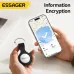 ESSAGER Smart Tag Tracker Items Locator for Keys Wallet Lightweight Anti Lost Alarm Sound Reminder Works with IP Find My