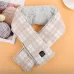 TENGOO Electric Heating Scarf USB Powered Fast Heating Adjustable Temperature Washable Soft Fabric Warm Neck Wrap Comfortable Winter Warmer Thermal Scarf