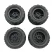 4PCS Upgraded Tires Wheels for Wltoys 144010 MJX 16208 16209 16210 SCY MNRC MN128 1/12 1/14 1/16 Monster Truck RC Cars Vehicles Models Spare Parts