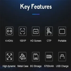 SV4401A 50KHz-4400MHz Vector Network Analyzer 7 inch Touch Screen 100db Dynamic NanoVNA Vector Network Analyzer