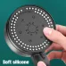 High Pressure  8 Modes Boosted Shower Head Portable Rainfall Hoses Bathroom Bracket Bathroom Sets