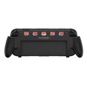 DOBE TNS-3179 Switch2 Console Grip Ergonomic Hand Grip 5 Game Card Slots Built-in Stand Portable Gaming Accessories for Nintendo Switch2