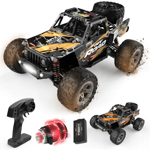 ENOZE 9208E/208E RTR 1/10 2.4G 4WD 40km/h/60km/h Brushed/Brushless RC Car Full Proportional LED Light High Speed Off-Road Pickup Truck Vehicles Models Toys