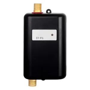 3000W/3800W Electric Instant Tankless Water Heater 304 Stainless Steel IPX4 Waterproof Compact Design US/EU Plug Quick Heating for Kitchen Washbasin