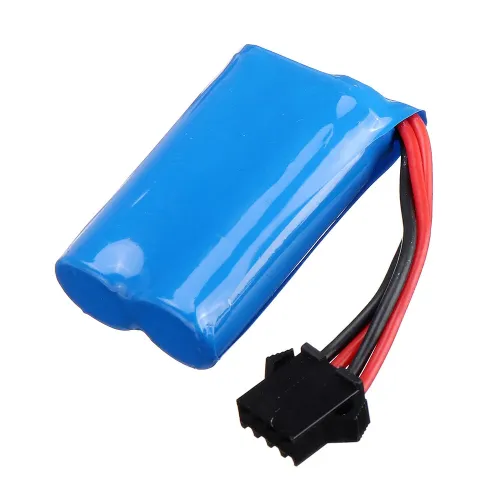 Wltoys 6.4V 320mAh 15C SM-4P Plug Li-ion Battery for 18628 18629 1/18 RC Car Vehicles Models