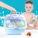Baby Portable Bottle Drying Racks With Anti-dust Cover Large Nursing Bottle Storage Box Baby Dinnerware Organizer