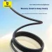 Baseus Fast Speed Series 3.5A USB-A to Micro/iP/USB-C Cable Fast Charging Data Transmission Tinned Copper Core Line 0.8M/1.3M Long for iPhone 16 16 Pro 15 14 13 Pro Max for Huawei Mate XT for Xiaomi 15pro