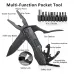 IPRee 9 in 1 Multi-functional Pliers EDScrews Multi-head Combination Outdoor Portable Home Maintenance Folding Pliers Screwdriver Hand Tool Car Emergency Tool
