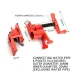 Heavy Duty 1/2" 3/4" Wood Gluing Pipe Clamp Fixture Quick Release Cast Iron Pipe Clamp for for Woodworking / Carpentry / Home Improvement / DIY Projects