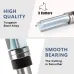 1/2 Inch 12mm Shank 3 Flutes Straight Cut Router Bit with Bearing Straight Grooving Bit Pattern Flush Trim Bit Woodworking Milling Cutter Tool