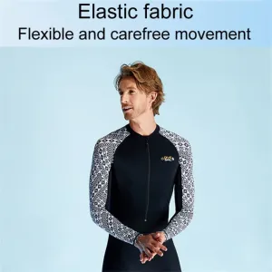 DIVE&SAIL UPF 50+ Cool Swimsuit Full Body Sleeve Set 98% Long-last Sun Protection Quick Dry Breathable Surf Swimwear for Snorkeling Swimming Diving Rafting