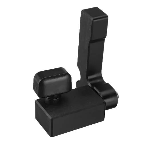 Drillpro Aluminum Box Joint Jig Fence Stop For Miter Gauge T Track Woodworking Tool