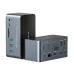BlitzWolf BW-TH13 18-in-1 USB C Docking Station with M.2 SSD Enclosure Quadruple Display SD/TF Card Slot RJ45 Ethernet Port 100W Power Delivery