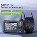 INSKAM 4.3" IPS Display Endoscope Inspection Camera 1080P HD Short 2.7cm Lens 170 View for Narrow ducts 3.5H Long-Life 2000mAh Battery IP67 Waterproof