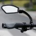 1PBike Rearview Mirror Mountain Bike HReflection Mirror 360 Rotation Wide Range Adjustable Mirror for Electric Bike