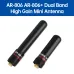 ABBREE AR-806 AR-806+ Dual Band Mini Antenna 136-174MHz 400-480MHz SMA-Female High Gain for Baofeng UV-5R BF-888S Walkie Talkie