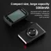 2 in 1 ROCKBRO5000mAh Battery Bike Headlight Type-IPX6 Waterproof 4 Light Modes Power Bank Phone Front Light for Night Cycling Camping