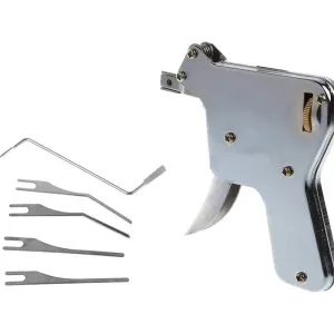 6PCS Powerful Padlock Repair Tool Set Tool Door Tool Kit With Strong Spring Head And Chuck Key Set For Professionals And Beginners