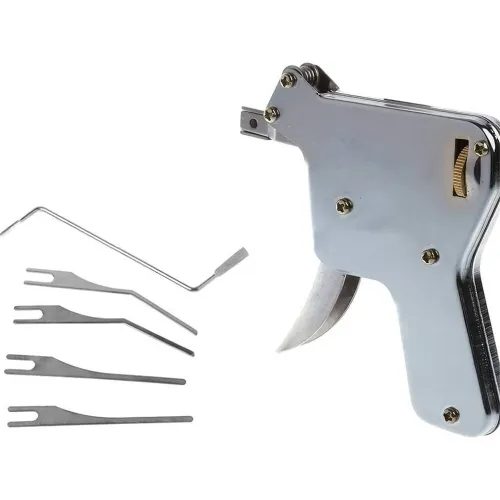 6PCS Powerful Padlock Repair Tool Set Tool Door Tool Kit With Strong Spring Head And Chuck Key Set For Professionals And Beginners