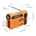 HanRongDa HRD-900 Emergency Radio AM FM SW Solar Hand Crank NOAA Weather Alert 2000mAh Power Bank Flashlight SOS Alarm Portable Survival Gear for Outdoor Camping Emergency Preparedness