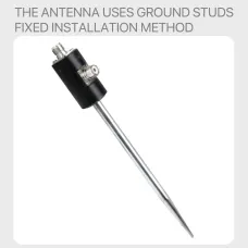 160m-6m 100W M10 Thread Antenna Base Outdoor Antenna Mount for Vehicle Shortwave Antenna