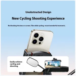 UGREEN LP934 Bicycle Phone Holder 360 Rotatable Shockproof Handlebar Stem Mount with Quick Release Button for Smartphones Cycling