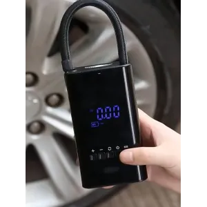 4000mAh Wireless Digital Portable Car Air Pump Mini 12V Tire Inflator Cordless Handheld Air Compressor