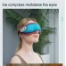 Smart Meditation CKGO-Y09 Massage Eye Mask Custom Gear Adjustable Point Massage Hot Compress Function Eco-friendly Portable USB Magnetic Charging for Home Work Traveling