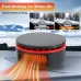 2 In 1 Car 360 Rotating Heater Fan Car Heater Fan Portable Car Heater with Cooling Function 150W 12V Windshield Defroster
