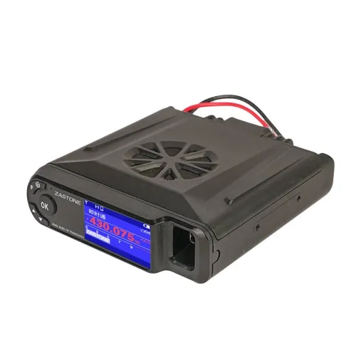 ZASTONE D9000APP 50W Car Walkie Talkie Dual Band VHF UHF Wireless Microphone APP Control System APRS Positioning Mobile Radio