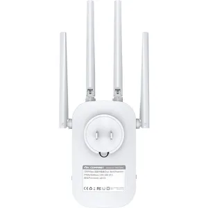 COMFAST CF-WR758AC 2.4G/5G Wireless WiFi Range Extender 1200Mbps Dual Band Repeater WiFi Booster with 4 Ethernet Antennas