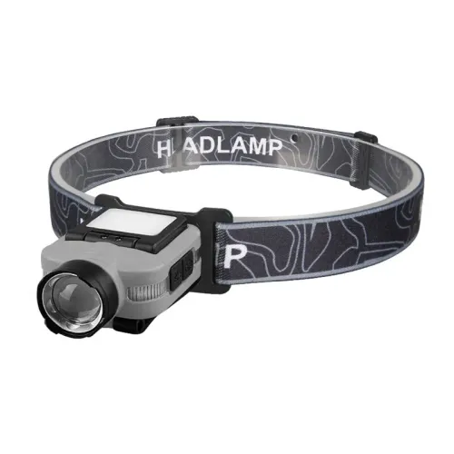 COB+ LESensor Headlamp Clip Cap Light USB Rechargeable Head Flashlight Built-in Battery for Fishing Camping