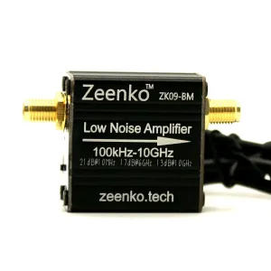 Zeenko BM Series Low Noise Amplifier USB Powered 100KHz-6GHz/10GHz 20dB Gain RF Preamplifier Module Built-in Battery