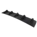 Car Rear Bumper Diffuser Chassis 5 Fins Shark Fin Style Splitter Chin Spoiler Lower Lip Universal Auto Accessories