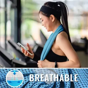 KALOAPortable Summer Sport Ice Towels Wipe Sweat Quick Drying Cool Cloth for Gym Outdoor Swimming Yoga Running