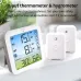 TS-8082 Wireless Temperature Humidity Monitor Dual Channel Refrigerator Thermometer with Backlight High Low Alarm Max Min Records -40 Wide Range Cold Chain Monitoring Alarms