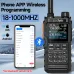BinTolk BT7700 Walkie Talkie Multi Band Wireless Bluetooth Phone Programming Noise Reduction AM FM Type-C Charging Ham Radio for Outdoor Camping