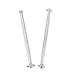 2PCS Wltoys 12402/12404/12409 1/12 RC Car Spare Metal Dog Bone Drive Shaft 0267 Vehicles Model Parts